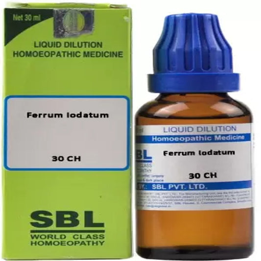 sbl ferrum iodatum dilution 30 ch 30ml