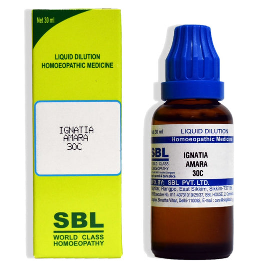 sbl ignatia amara dilution 30 ch 30ml