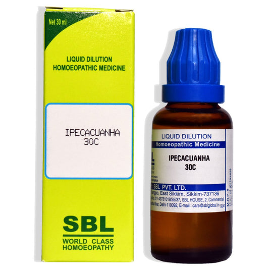 sbl ipecacuanha dilution 30 ch 30ml