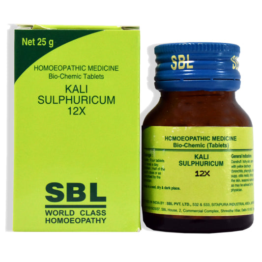 sbl kali sulphurica biochemic tablet 12x 25gm