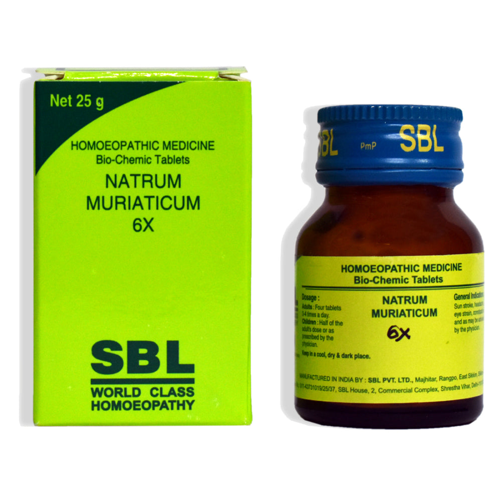 SBL Natrum Muriaticum - 25gm - 6x
