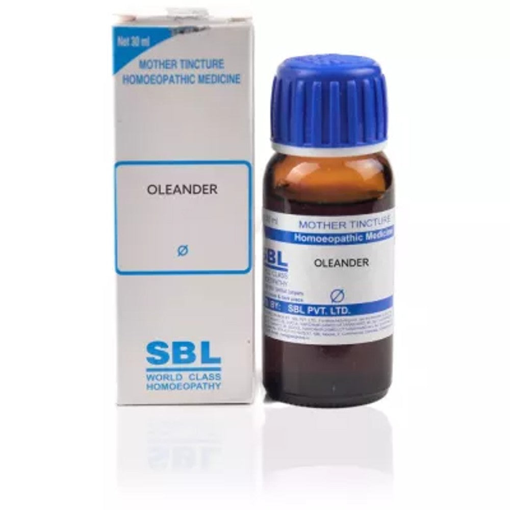 sbl oleander mother tincture q 30ml (for eczema, headache, numbness, palpitation, scalp eruption, ve