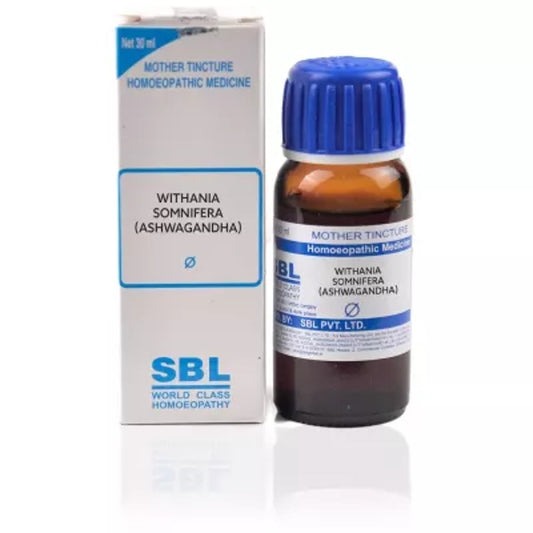 sbl withania somnifera ( Ashwagandha) mother tincture q 30ml (boosts immunity and physical weakness,