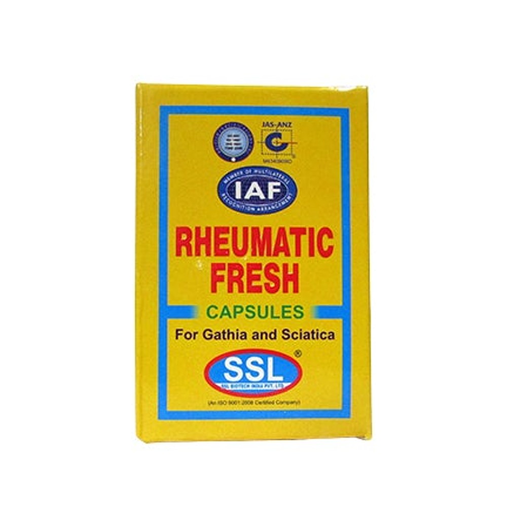 ssl biotech rheumatic fresh capsules 20cap ( sciatica, arthritis, waist pain and joint pain)