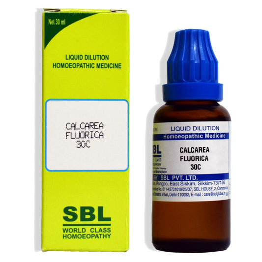 sbl calcarea fluorica dilution 30 ch 30ml (varicose veins, piles, blur vision, tooth cavity, gouty s