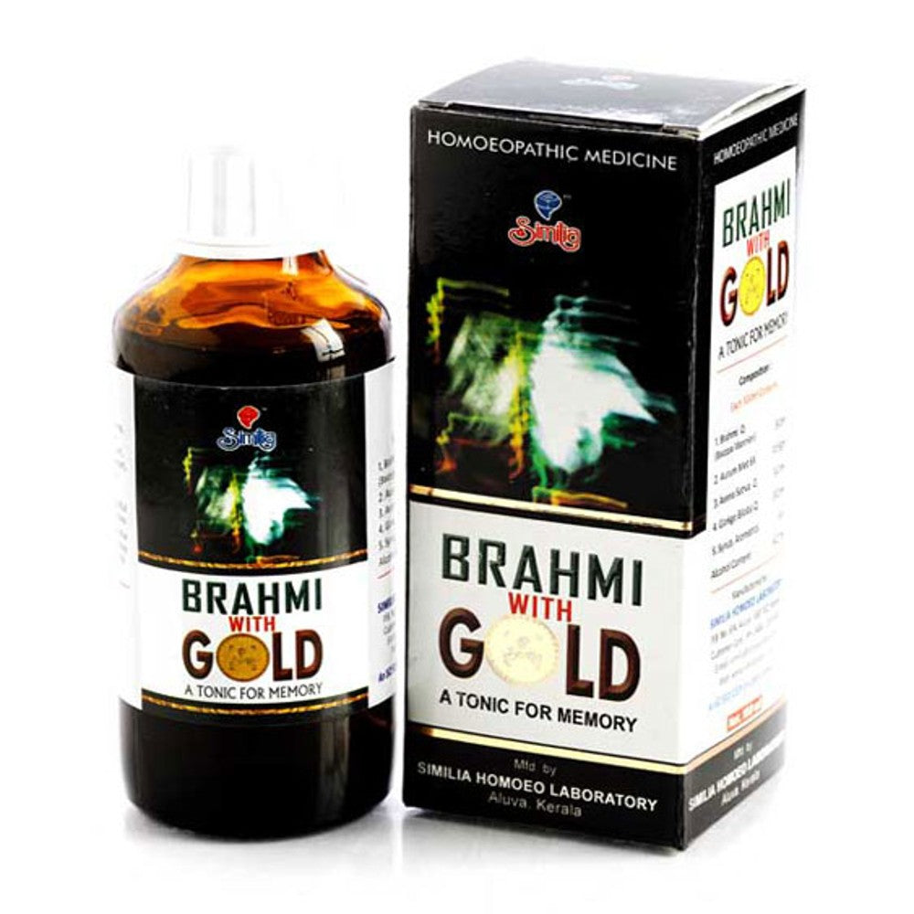 similia brahmi with gold tonic 100ml (aids in boosting memory useful in improving overall mental wel