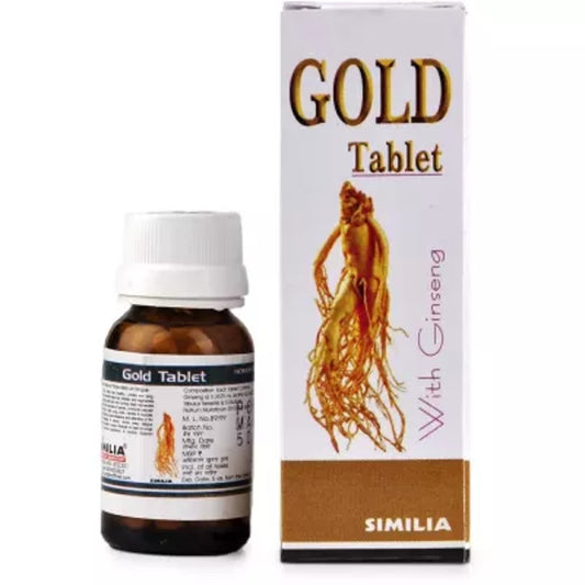 similia gold tablet with ginseng 10gm (for weakness, hair loss, rejuvenates sexual organs, promotes