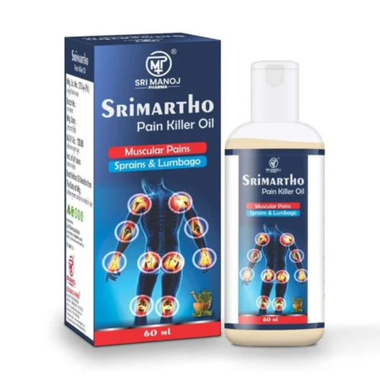 Sri Manoj Pharma srimartho pain killer oil, 60 ml