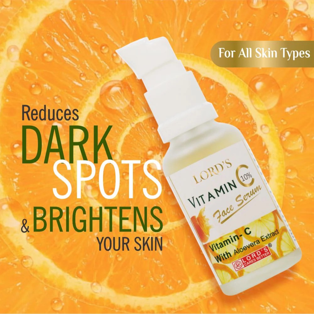 lords vitamin c 10% face serum 30 ml (Illuminate & Rejuvenate with Our Skin-Winning Formula )