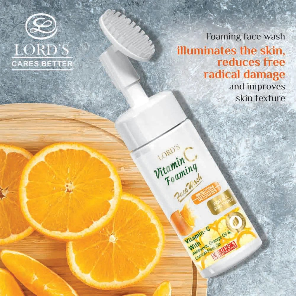 lords vitamin c foaming face wash (150ml)