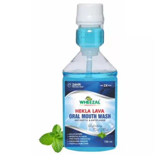 wheezal hekla lava mouth wash (150ml)