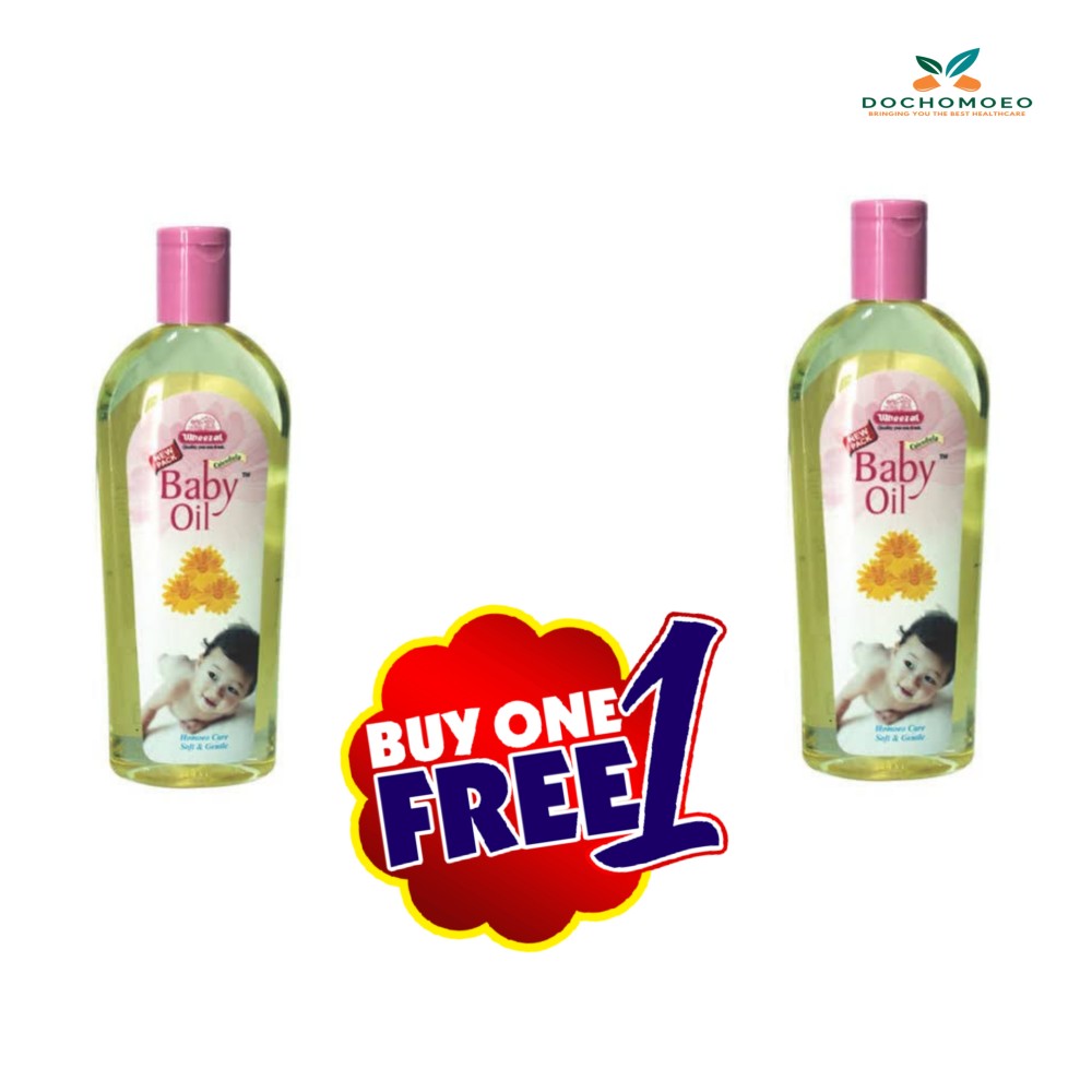 wheezal calendula baby oil 200 ml