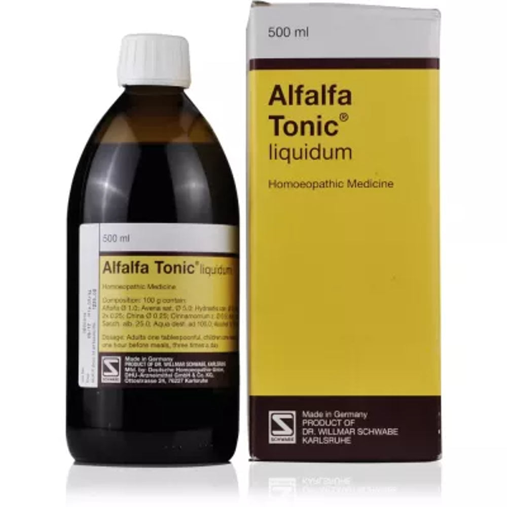willmar schwabe germany alfalfa tonic (500ml) (weight gain,effective in weakness)