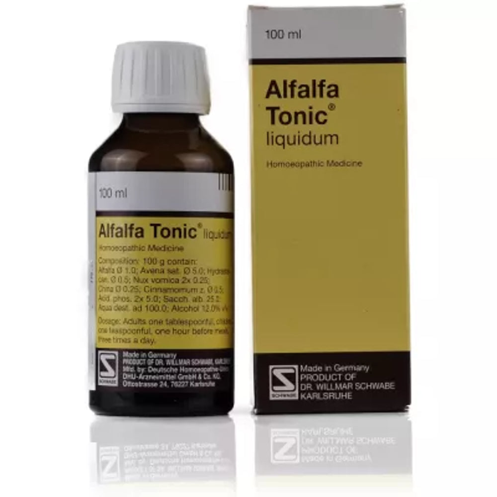 willmar schwabe germany alfalfa tonic (100ml) ( weight gain,effective in weakness)