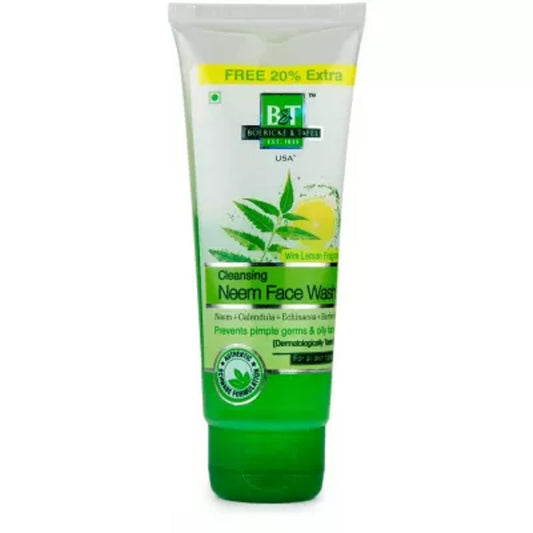 willmar schwabe india b&t cleansing neem face wash 60ml