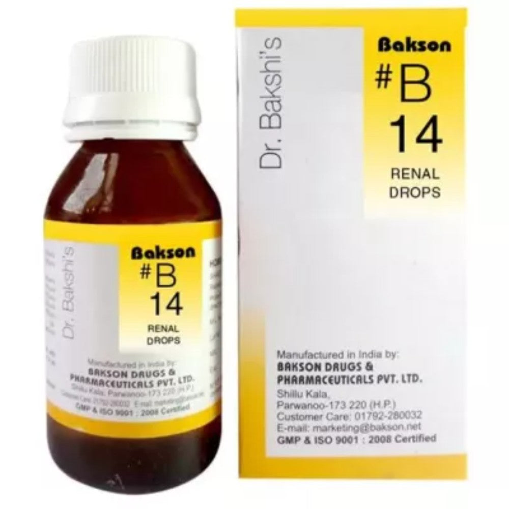 bakson b14 renal drops (30ml)