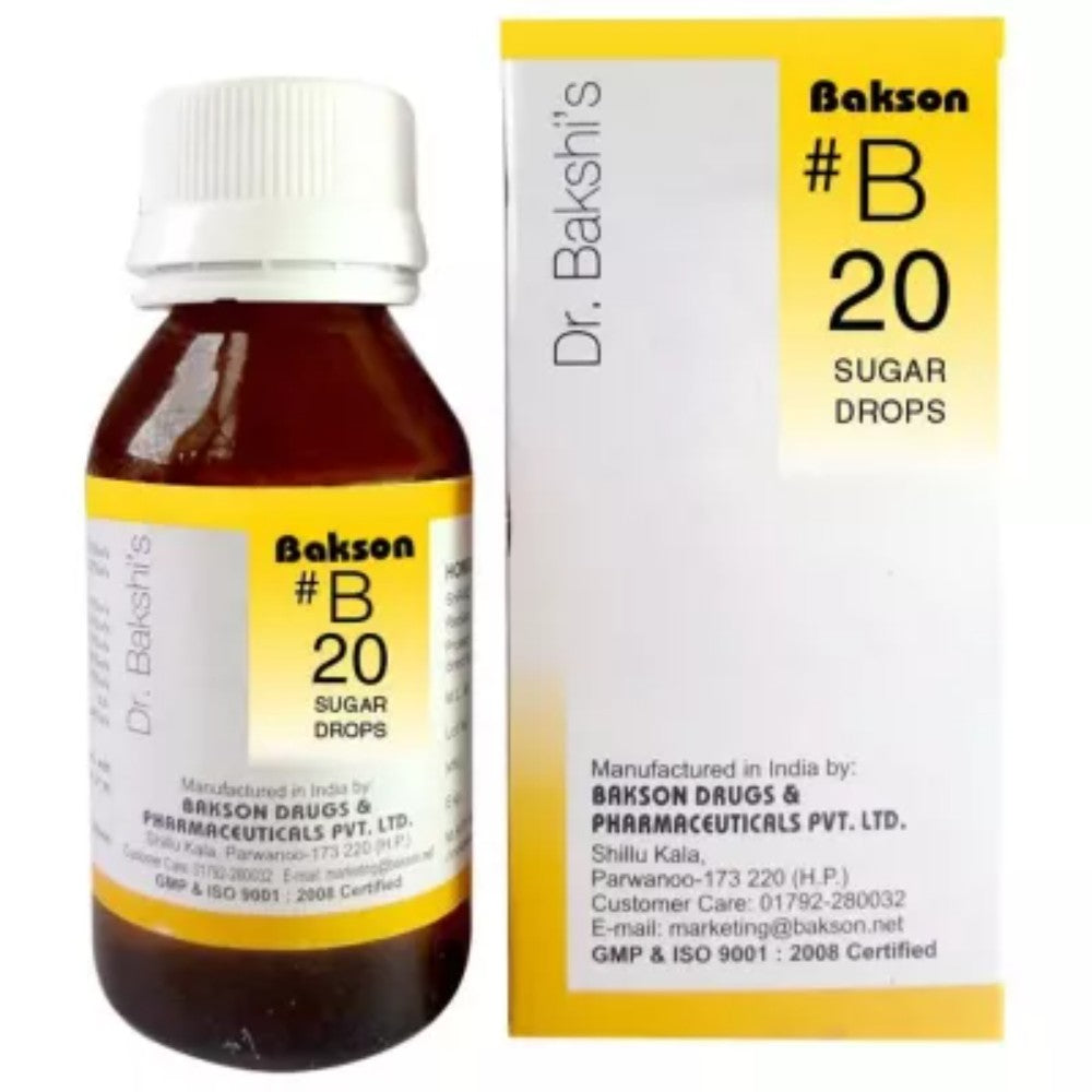 bakson b20 sugar drops (30ml)