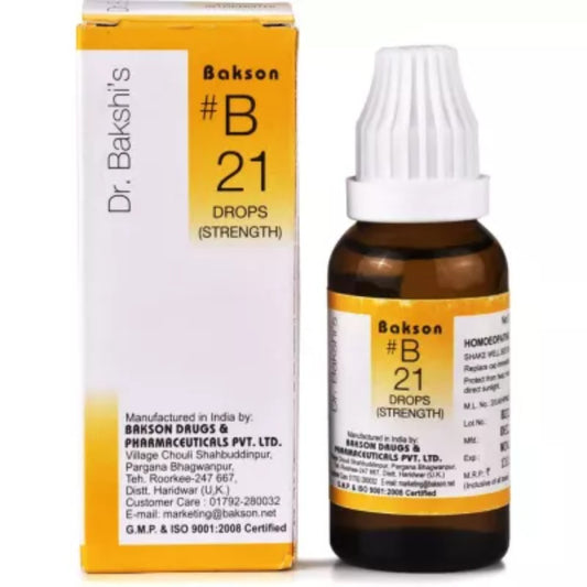 bakson b21 strength drops (30ml)