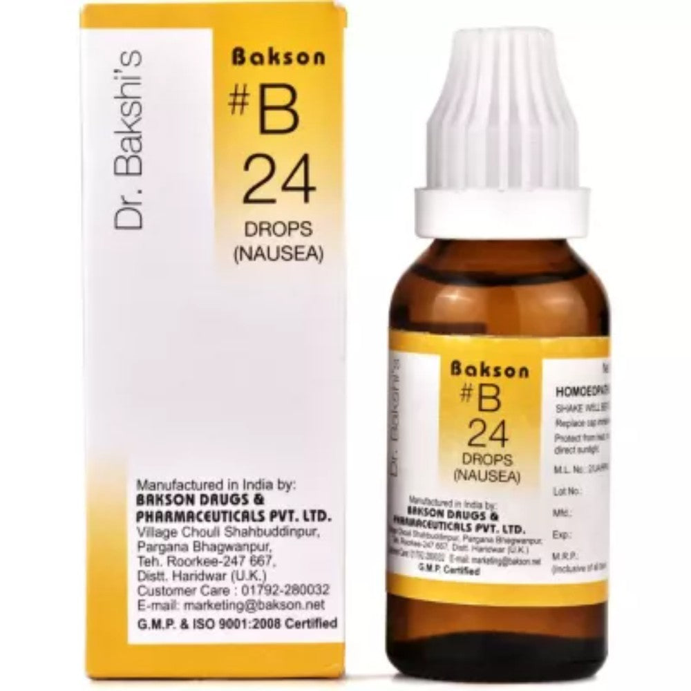 bakson b24 nausea drops (30ml)