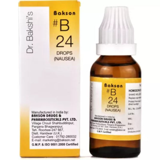 bakson b24 nausea drops (30ml)