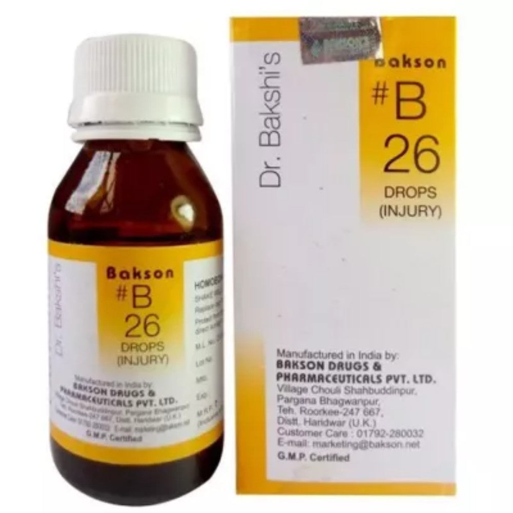 bakson b26 injury drops (30ml)