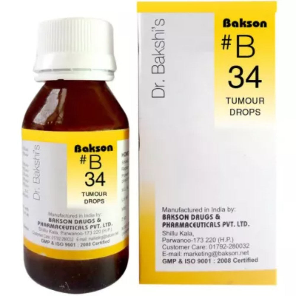 bakson b34 tumor drops (30ml)