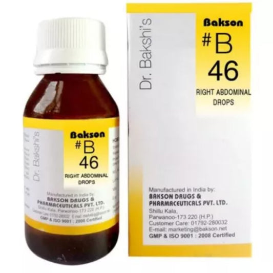 bakson b46 right abdominal drops (30ml)