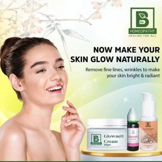 burnett glownett (cream_20 gm+facewash_50 ml+drops_30 ml) combo pack