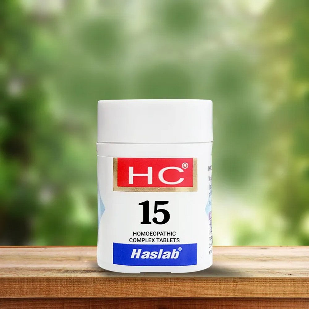 haslab hc 15 (euphorbia complex) (20g) for eczema, herpes, red rashes on skin, painful pustules, acn