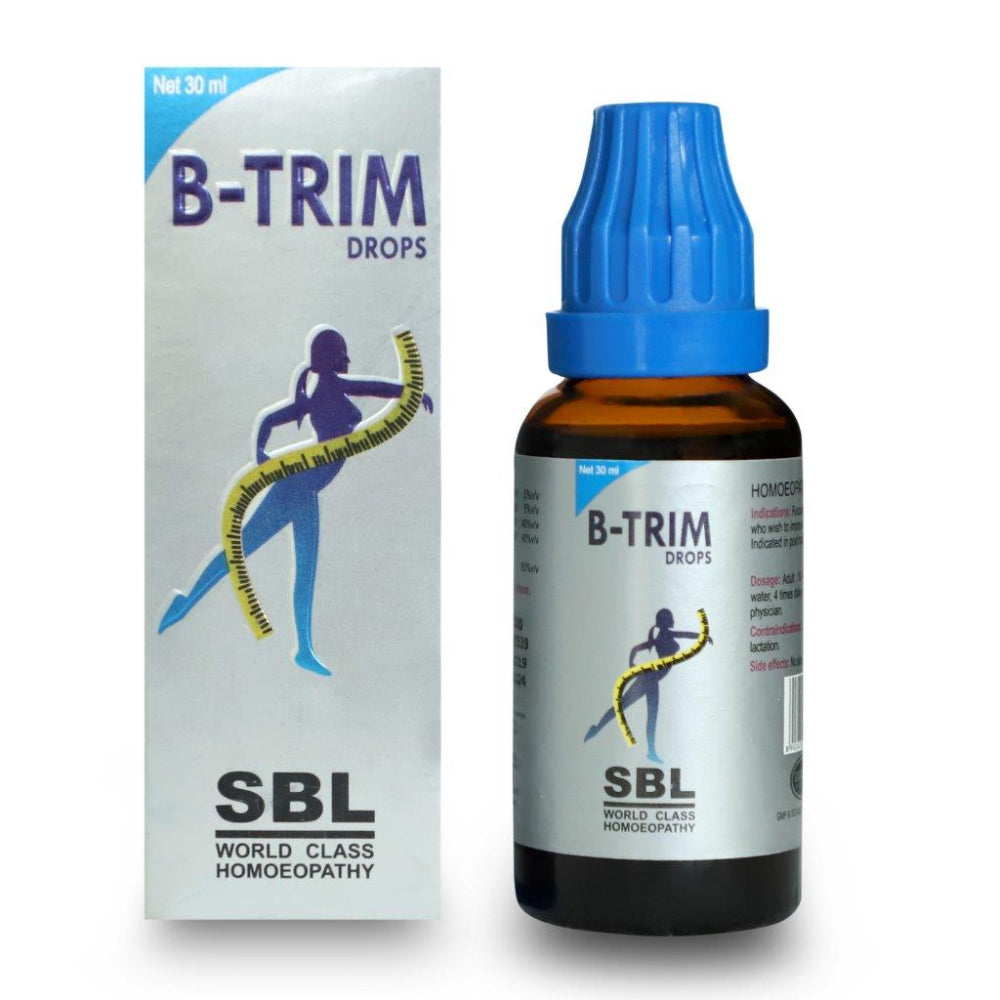 SBL B Trim Drops (30ml) Helps in managing excess Weight, Post Natal Weight Gain, Thyroid Related Wei