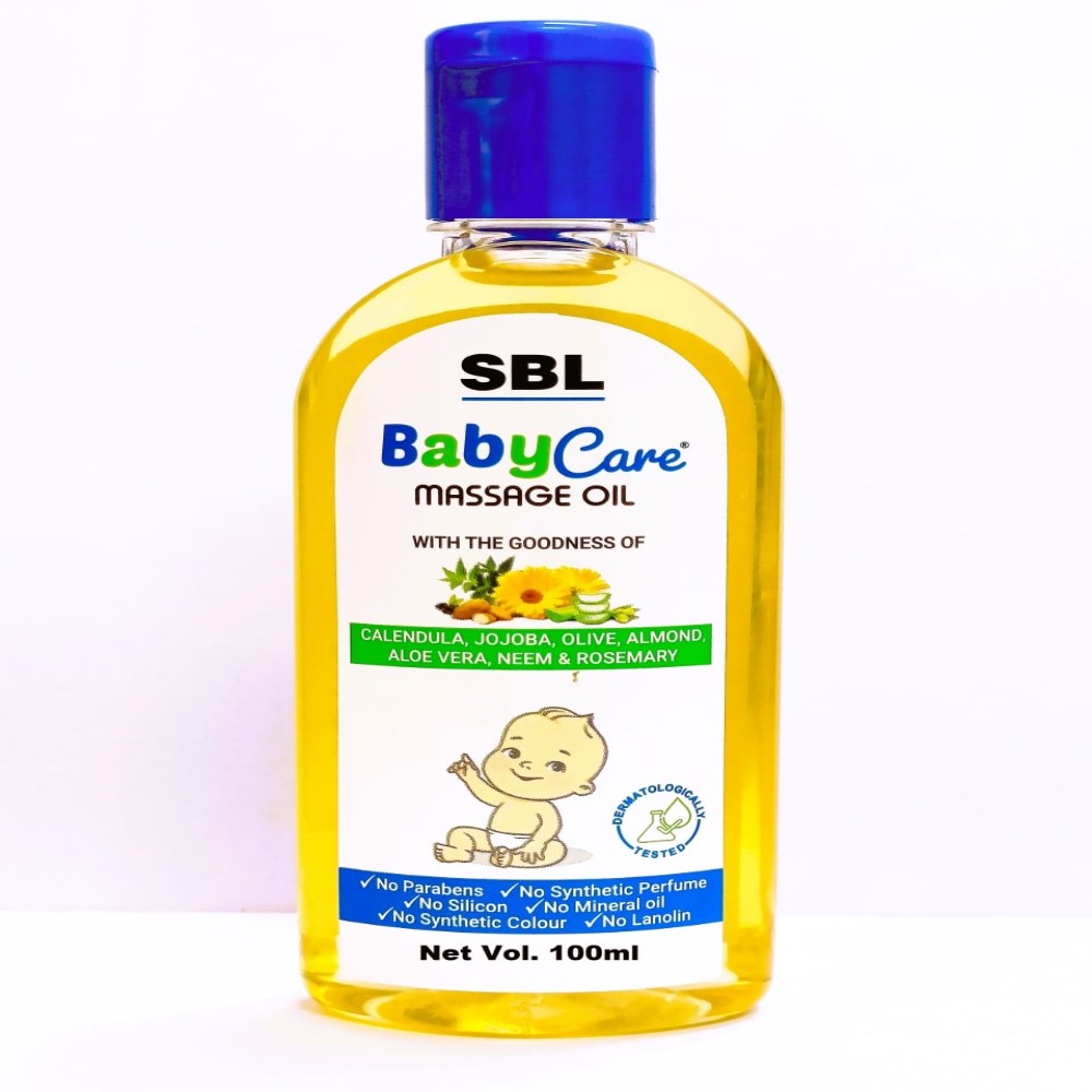 sbl baby care massage oil 100ml
