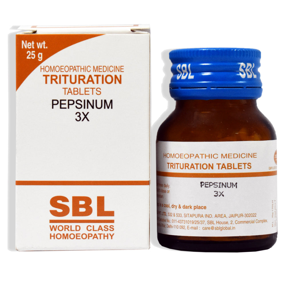 sbl pepsinum 3x tablets 25gm