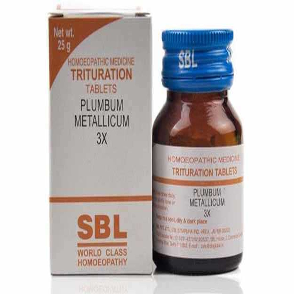 sbl plumbum metallicum 3x tablets 25gm