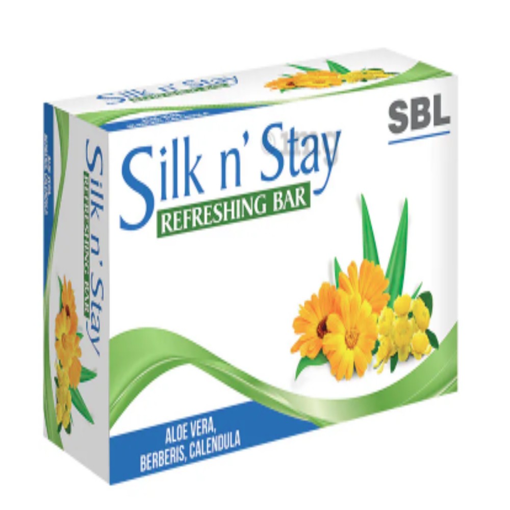 SBL Silk N Stay Refreshing Bar Aloevera, Berberis & Calendula