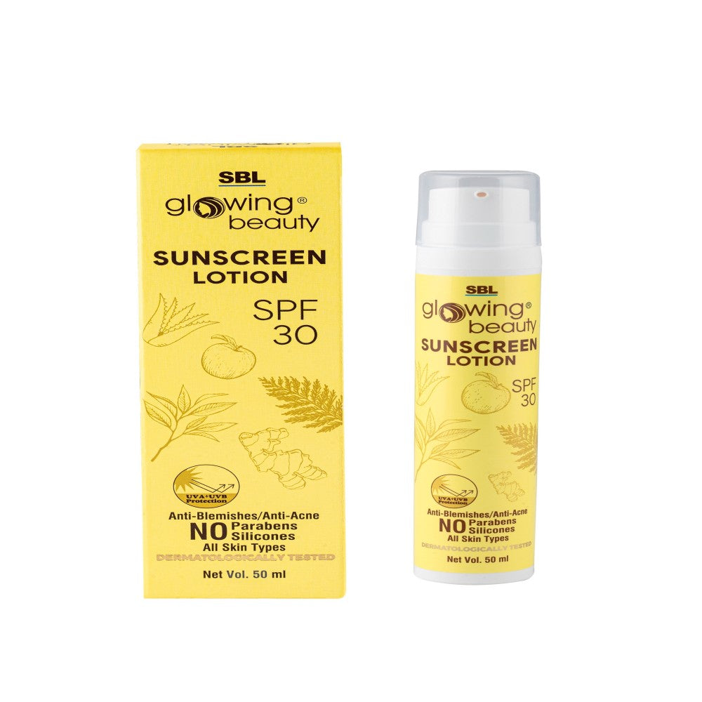 SBL glowing beauty sunscreen lotion spf 30 50ml