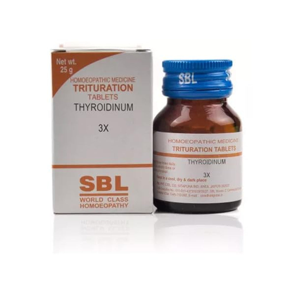 sbl thyroidinum 3x tablets 25gm