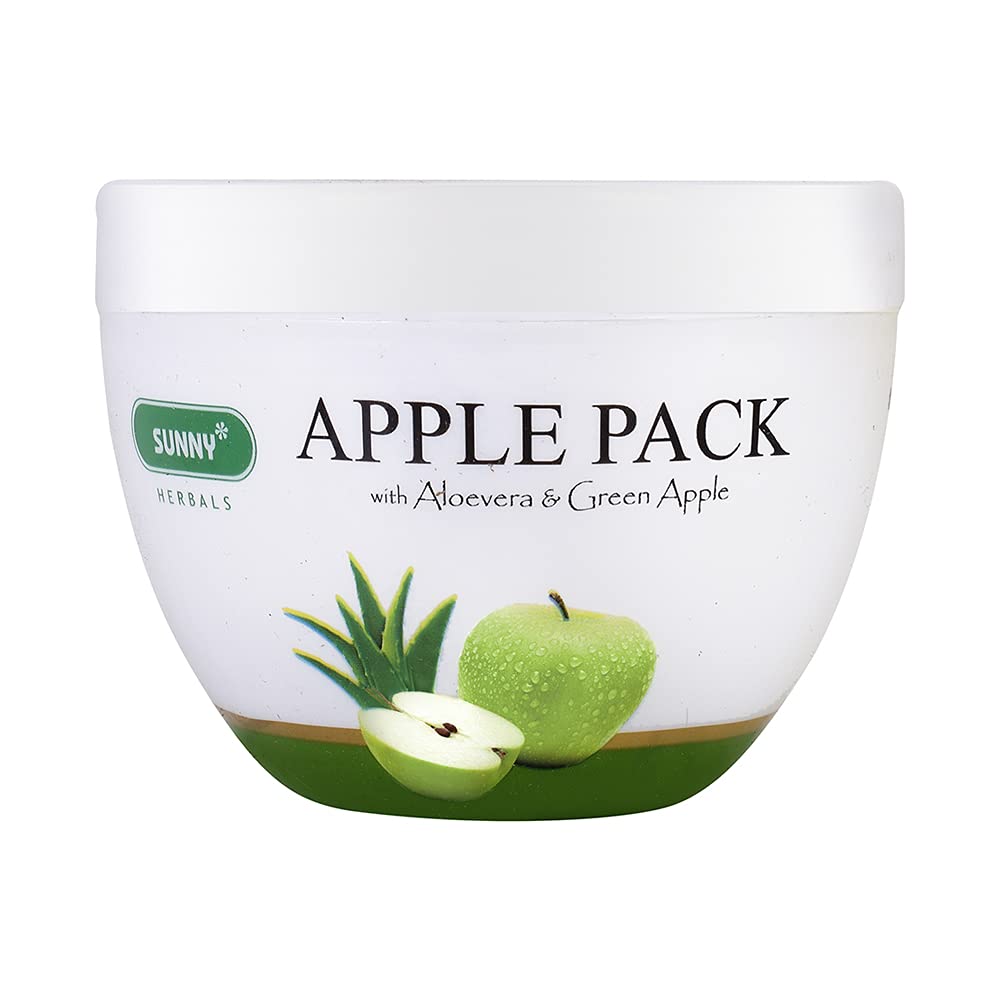 sunny apple pack formulated with aloevera, almond oil & green apple | with multi-vitamins | protects