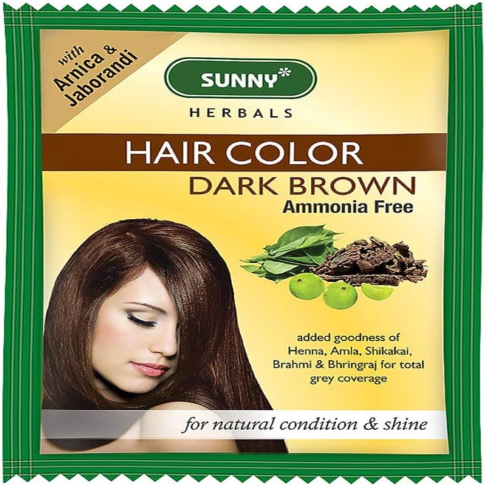 Sunny Herbals Hair Color Dark Brown Sachet