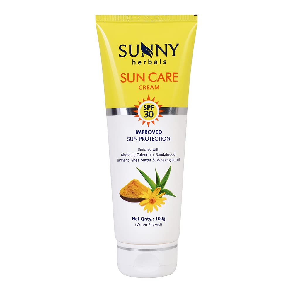 sunny non-greasy sun care cream (spf-30) 100gm (pack of 1)