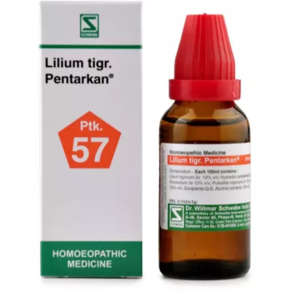 willmar schwabe india lilium tigrinum pentarkan (30ml)