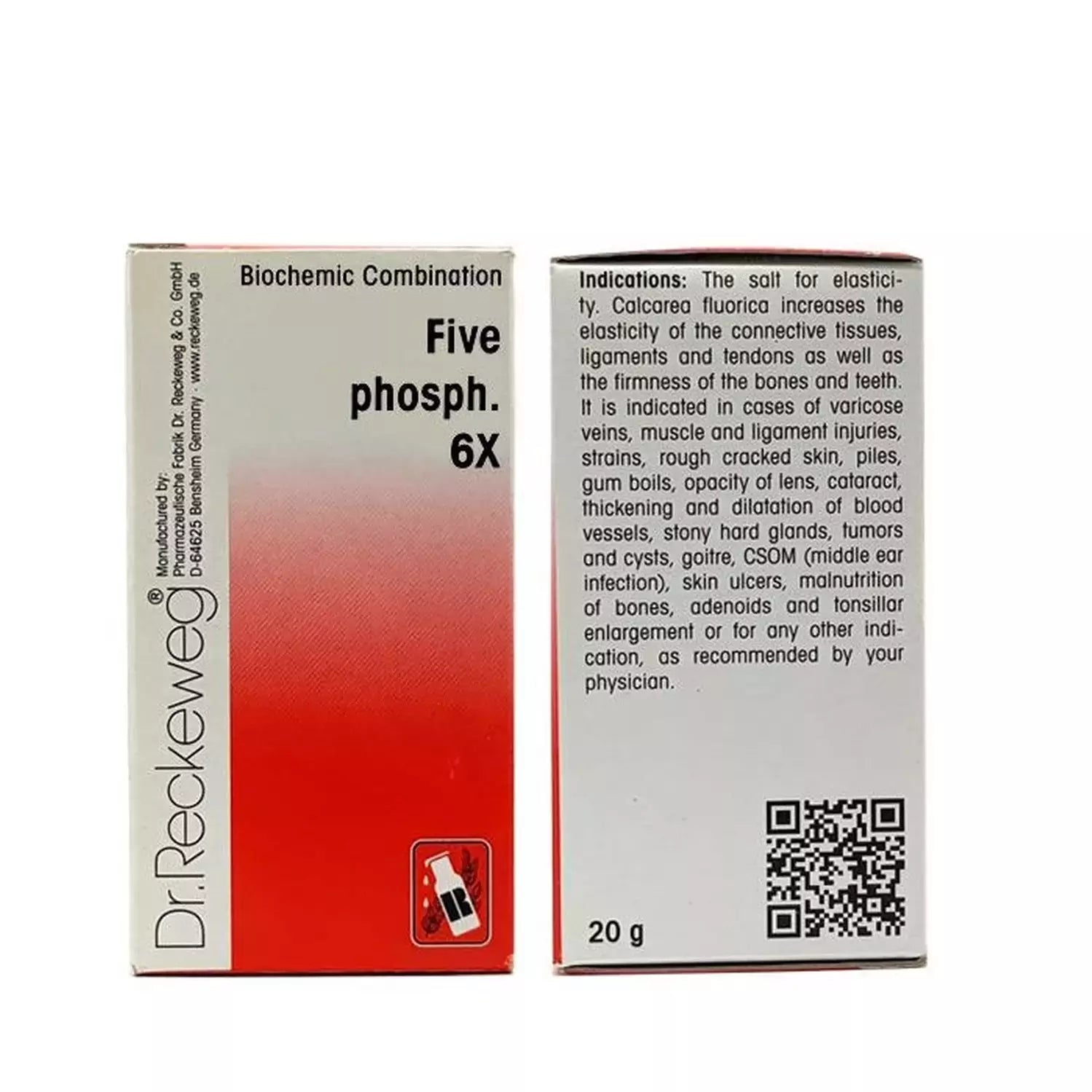 Dr. Reckeweg Five Phos 6X Tablet - 20gm - Pack of 2