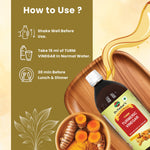 Dr. Patkar's Turmeric Vinegar with Mother - Gut Health & Immunity, 1000ml