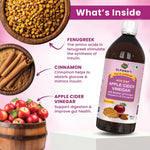 Dr. Patkar's Apple Cider Vinegar Cinnamon & Fenugreek with the Mother -  Pack of 1000ml