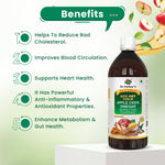 Dr. Patkar's ACV HRT GOLD | Apple Cider Vinegar with Arjuna, Curcumin, Ginger, Garlic & Lemon | 2X Formula Health Shot | Immunity, Heart & Gut Support | Raw & Unfiltered (1000 ML)