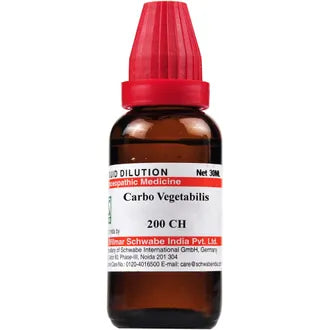 Dr Willmar Schwabe India Carbo Vegetabilis Dilution 200 CH - Pack of 3