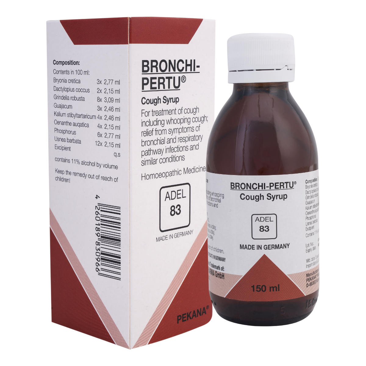 Adel Pekana ADEL 83 Bronchi-Pertu Syrup - 150ml