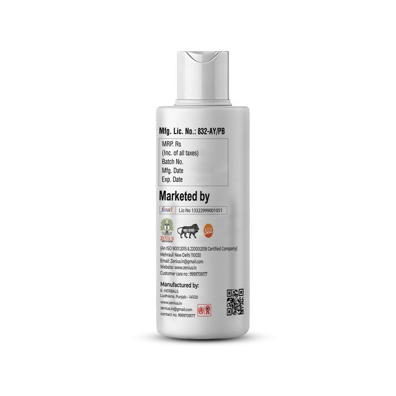 Zenius Protein Hair Shampoo - for Dandruff Removal and Unwanted Hair Control - 200ml Liquid