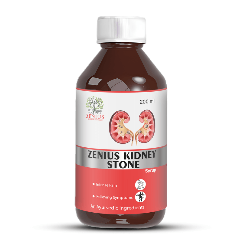 Zenius Kidney Stone Syrup - Effective Syrup for Dissolving Kidney Stones and Urinary Health Support - 200ml Syrup