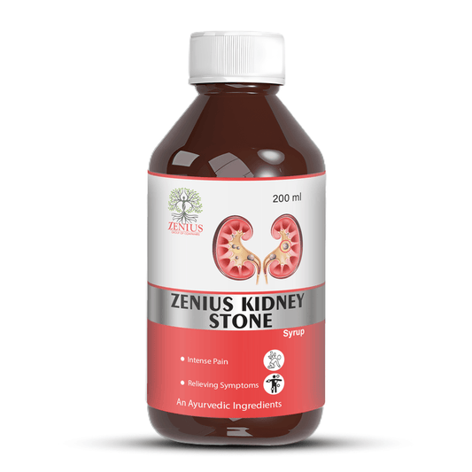 Zenius Kidney Stone Syrup - Effective Syrup for Dissolving Kidney Stones and Urinary Health Support - 200ml Syrup