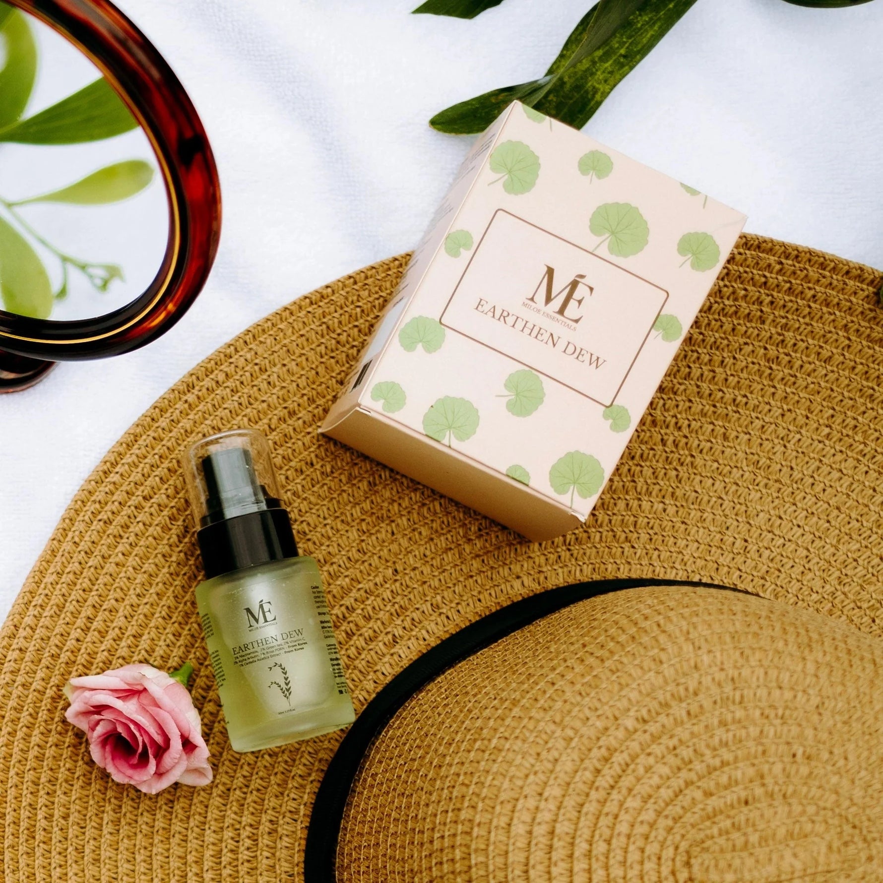 Miloe Mineral Earthen Dew Face Serum | Niacinamide & Arbutin for Skin Health - 30ml